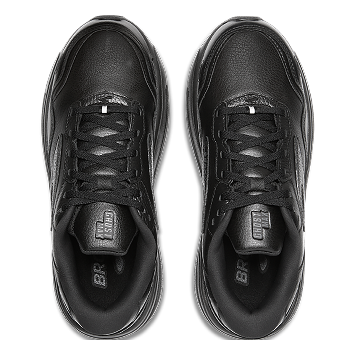 Brooks Ghost Max Leather — Black - Black — Size D — Width 8 — Alternate View 7