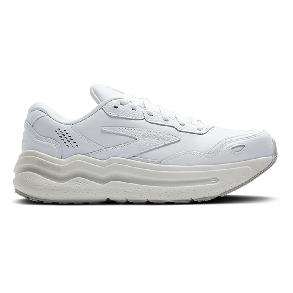 Brooks Ghost Max Leather — Black - Black — Size B — Width 5 — Detail View