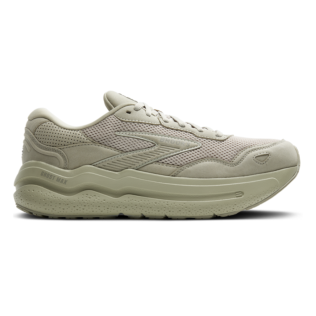 Brooks Ghost Max SE — London Fog - Green Haze - Coconut — Size D — Width 8.5 — Alternate View 9