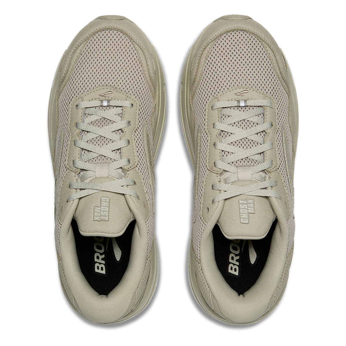 Brooks Ghost Max SE — London Fog - Green Haze - Coconut — Size D — Width 8.5 — Alternate View 11