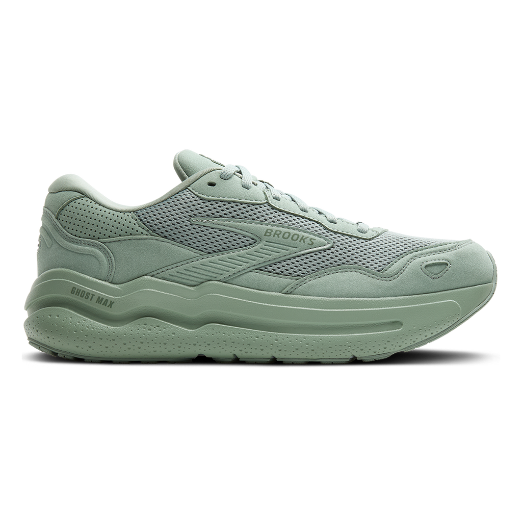 Brooks Ghost Max SE — London Fog - Green Haze - Coconut — Size D — Width 8.5 — Alternate View 13