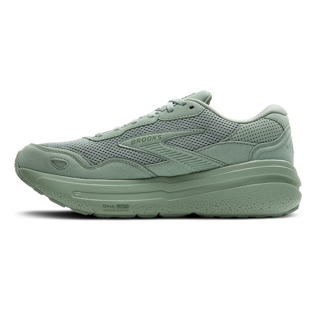 Brooks Ghost Max SE — London Fog - Green Haze - Coconut — Size D — Width 8.5 — Alternate View 14