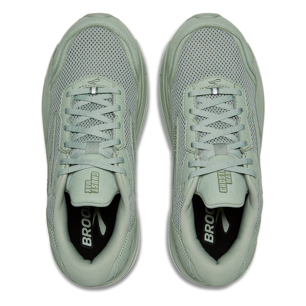 Brooks Ghost Max SE — London Fog - Green Haze - Coconut — Size D — Width 8.5 — Alternate View 15
