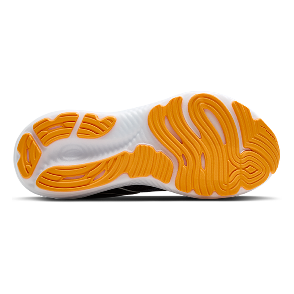 Brooks Glycerin 22 Black - Country Blue - Orange Pop — Black - Country Blue - Orange Pop — Size 2E — Width 8 — Top View