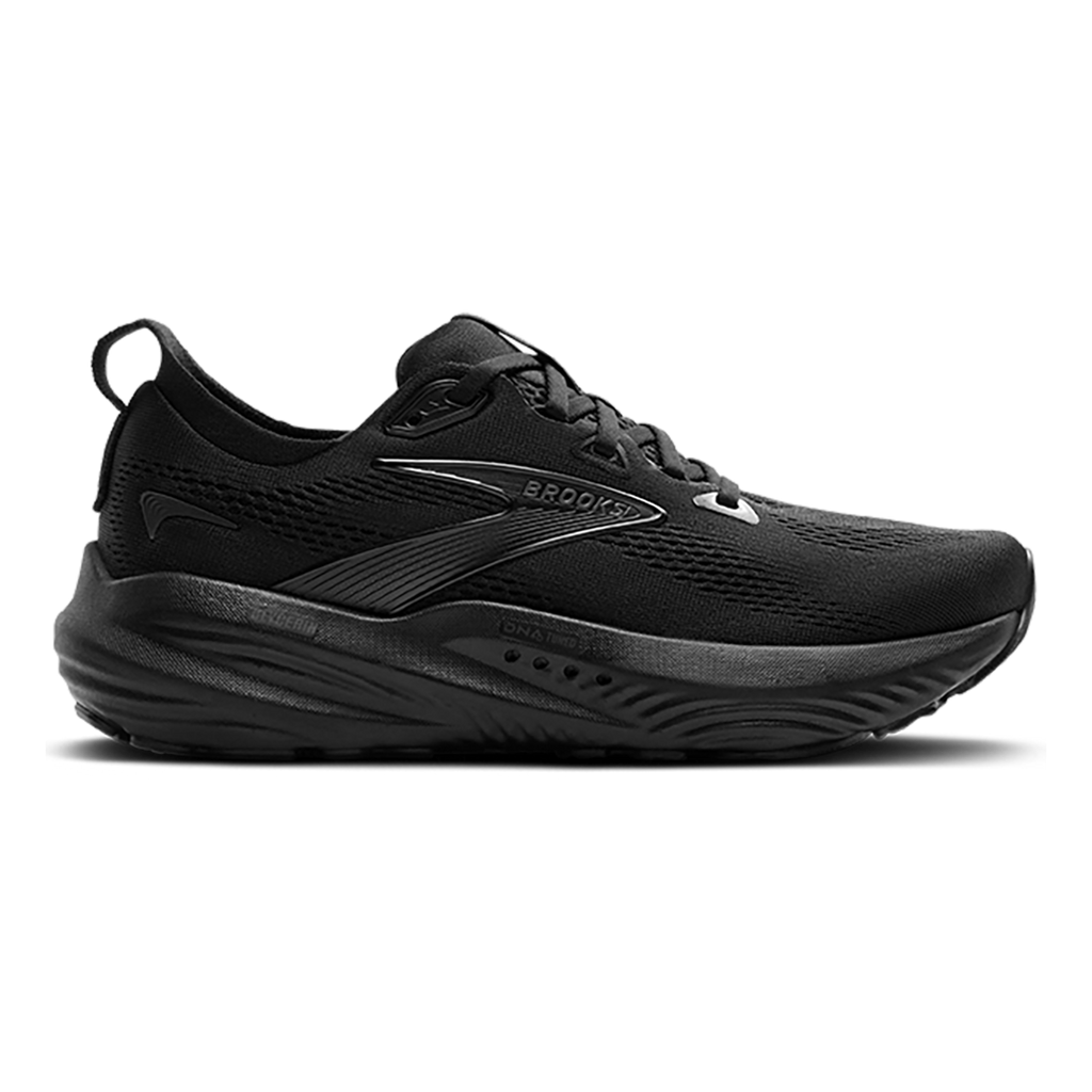 Brooks Glycerin 22 Black - Black - Ebony — Black - Black - Ebony — Size B — Width 5 — Front View