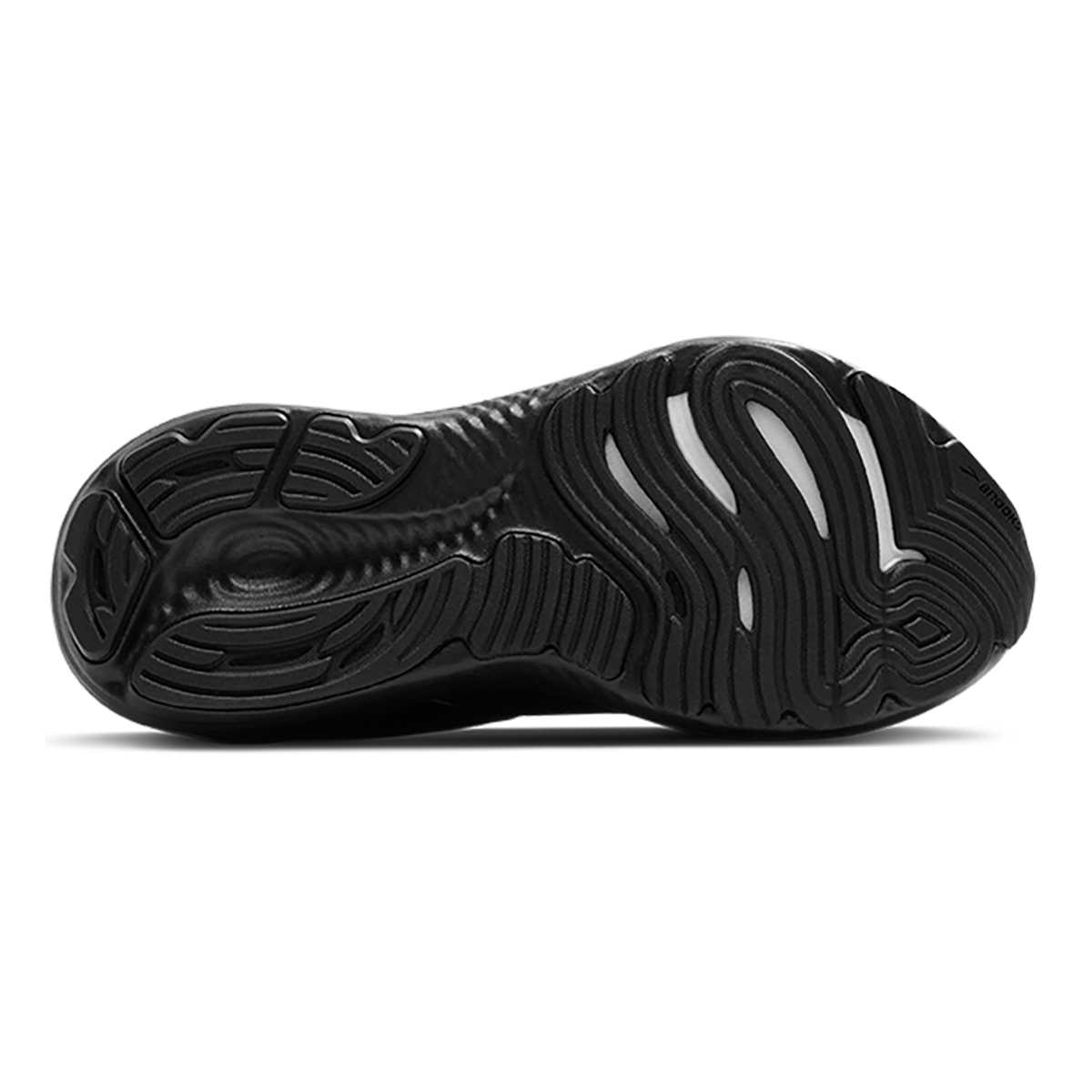 Brooks Glycerin 22 Black - Black - Ebony — Black - Black - Ebony — Size B — Width 5 — Top View
