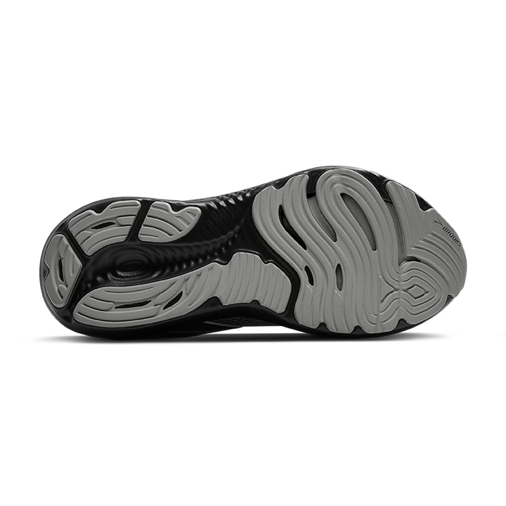 Brooks Glycerin 22 Primer Gray - Ebony - Bluewash — Primer Gray - Ebony - Bluewash — Size 2E — Width 8 — Top View