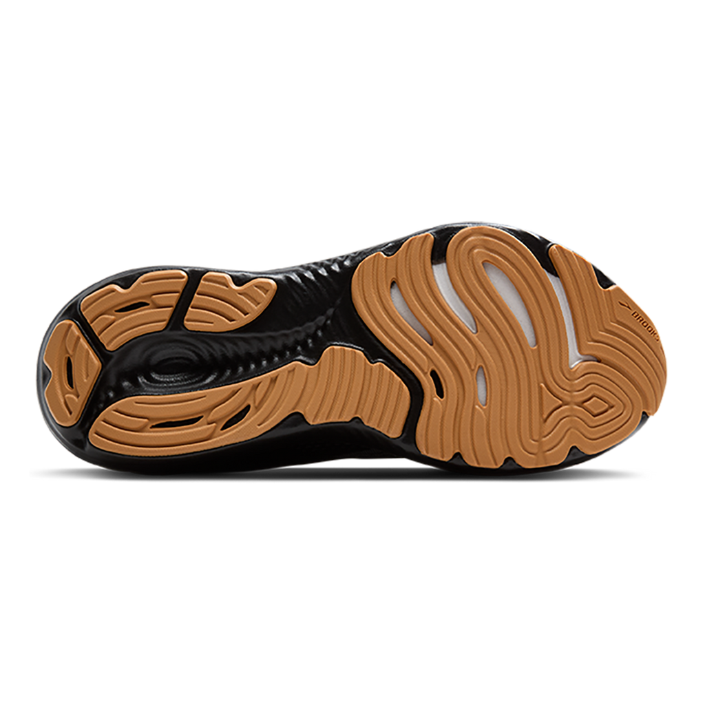 Brooks Glycerin 22 Black - Primer Gray - Biscuit — Black - Primer Gray - Biscuit — Size D — Width 7 — Top View