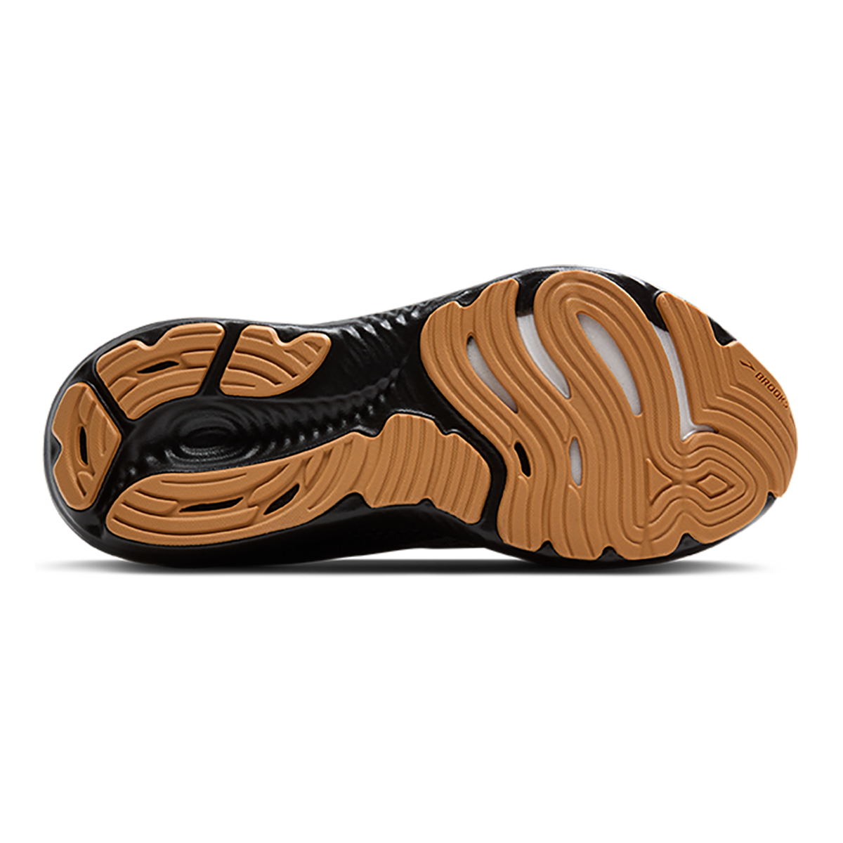 Brooks Glycerin 22 Black - Primer Gray - Biscuit — Black - Primer Gray - Biscuit — Size D — Width 7 — Top View