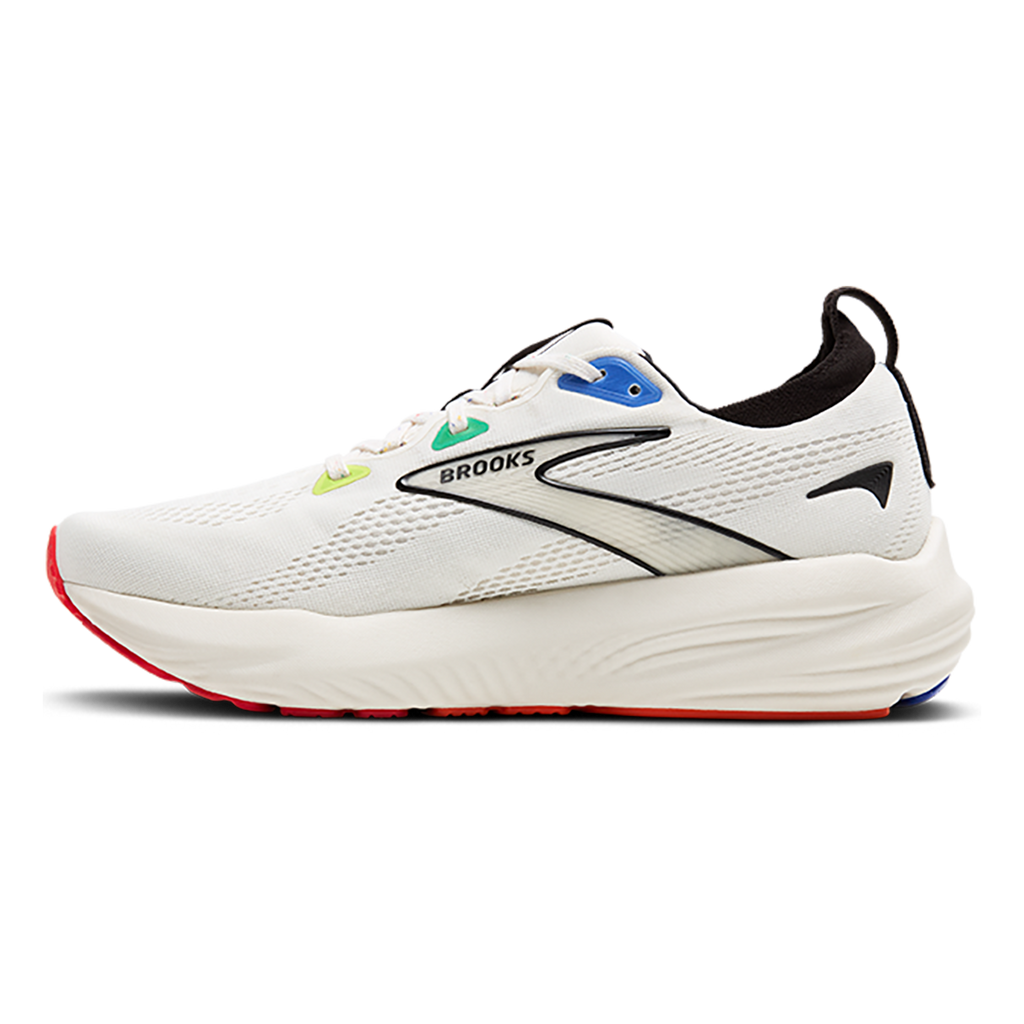 Brooks Glycerin 22 Coconut - White Sand - Black — Coconut - White Sand - Black — Size D — Width 10.5 — Side View