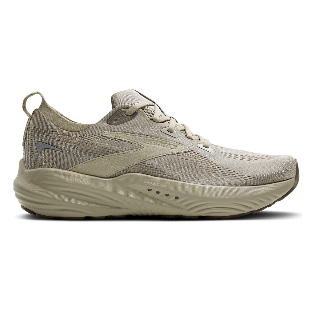 Brooks Glycerin 22 London Fog - Almond Oil - Falcon — London Fog - Almond Oil - Falcon — Size D — Width 7 — Front View