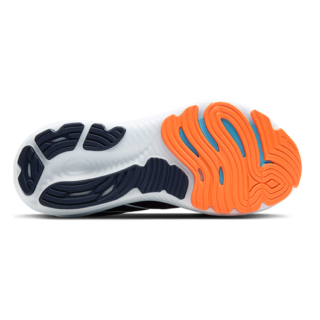 Brooks Glycerin 22 Peacoat - Blue Ribbon - Orange — Peacoat - Blue Ribbon - Orange — Size D — Width 7 — Top View