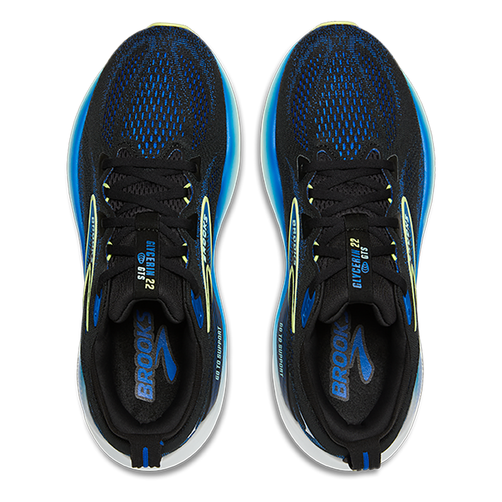 Brooks Glycerin GTS 22 — Black - Black - Ebony — Size D — Width 8 — Alternate View 15