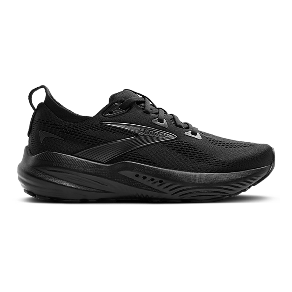 Brooks Glycerin GTS 22 — Black - Black - Ebony — Size D — Width 8 — Alternate View 17