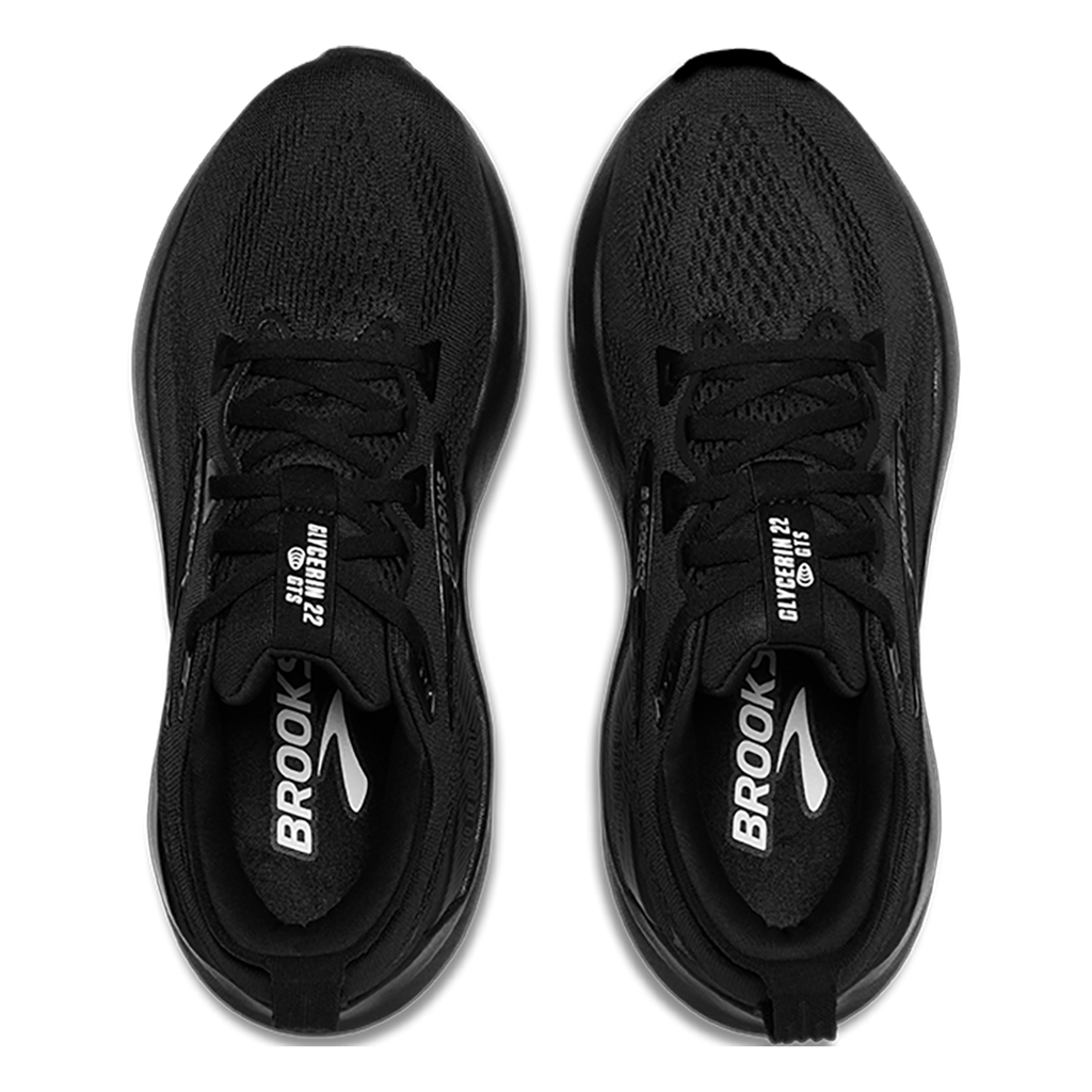 Brooks Glycerin GTS 22 — Black - Black - Ebony — Size D — Width 8 — Alternate View 19