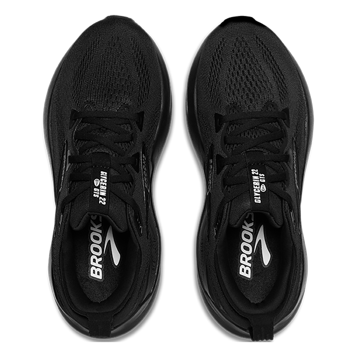 Brooks Glycerin GTS 22 — Black - Black - Ebony — Size D — Width 8 — Alternate View 19