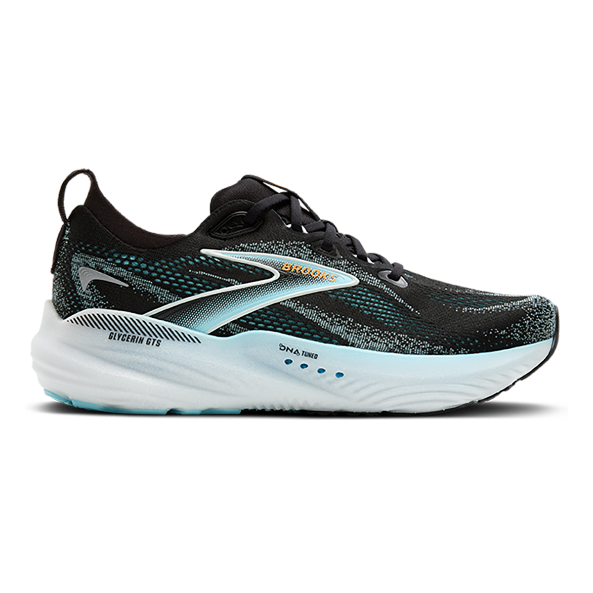 Brooks Glycerin GTS 22 — Black - Black - Ebony — Size D — Width 8 — Alternate View 37