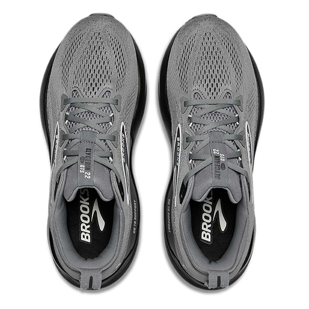 Brooks Glycerin GTS 22 — Black - Black - Ebony — Size D — Width 8 — Alternate View 31