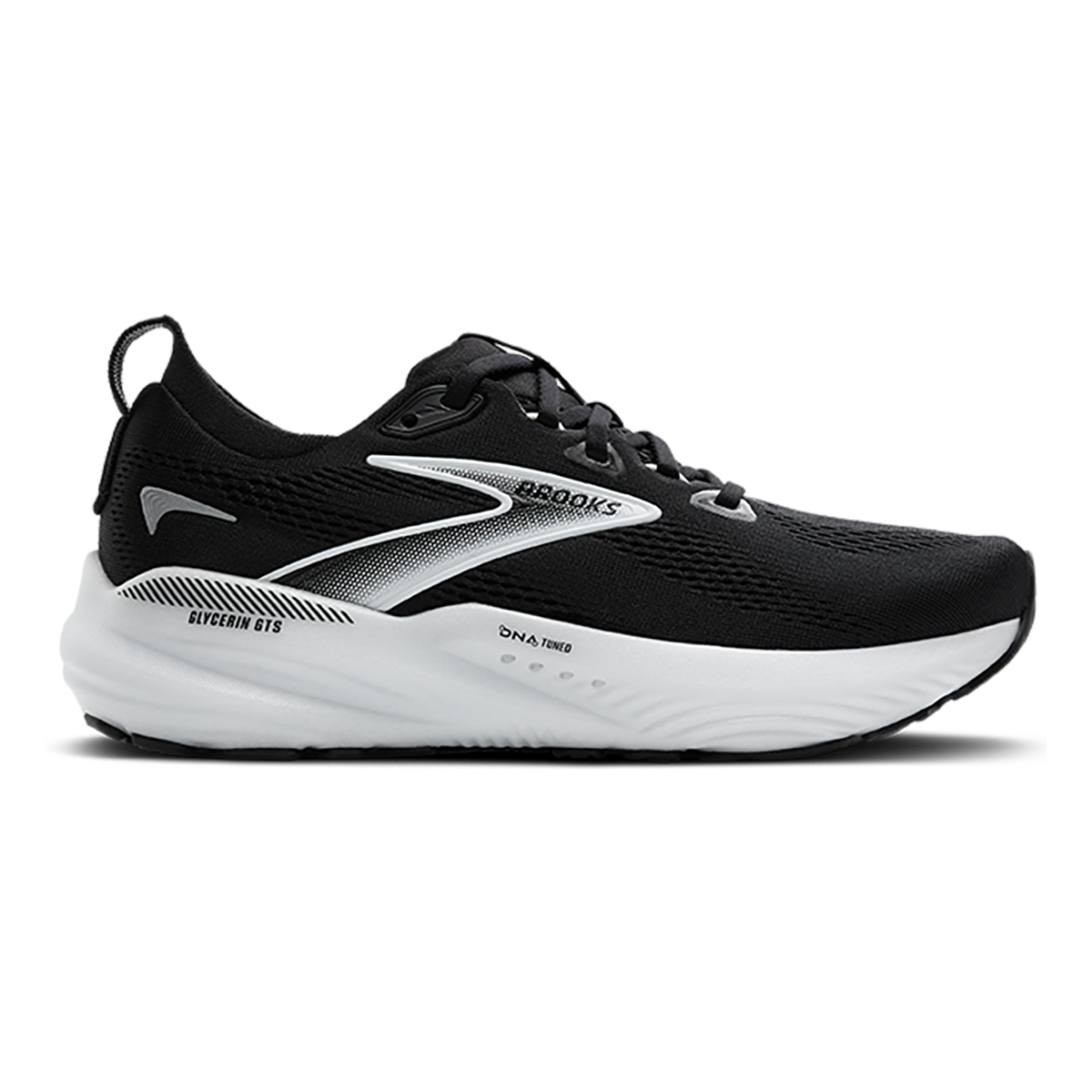 Brooks Glycerin GTS 22 — Black - Black - Ebony — Size D — Width 8 — Alternate View 21