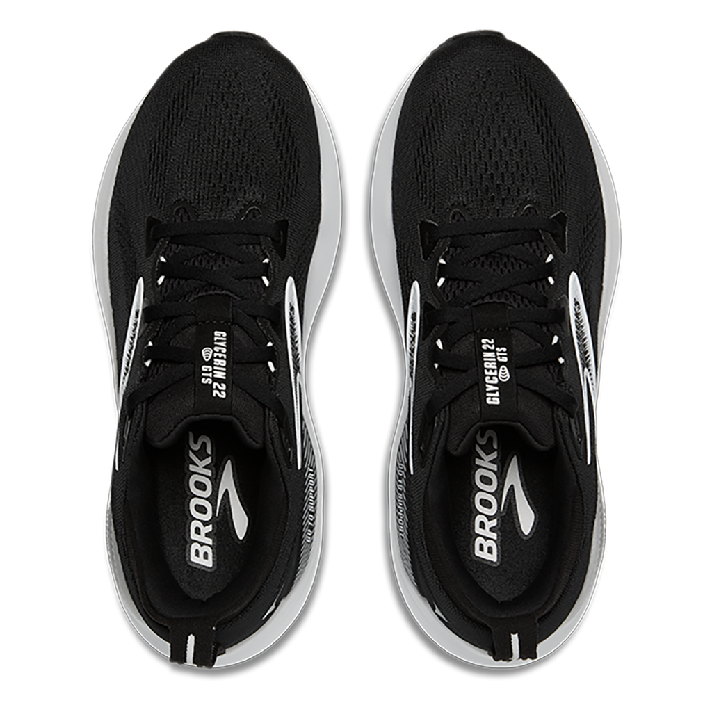 Brooks Glycerin GTS 22 — Black - Black - Ebony — Size D — Width 8 — Alternate View 23