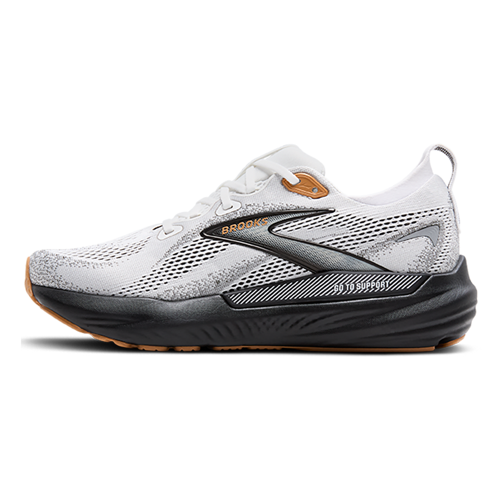 Brooks Glycerin GTS 22 — Black - Black - Ebony — Size D — Width 8 — Lifestyle View