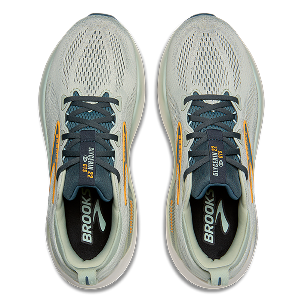 Brooks Glycerin GTS 22 — Black - Black - Ebony — Size D — Width 8 — Alternate View 43