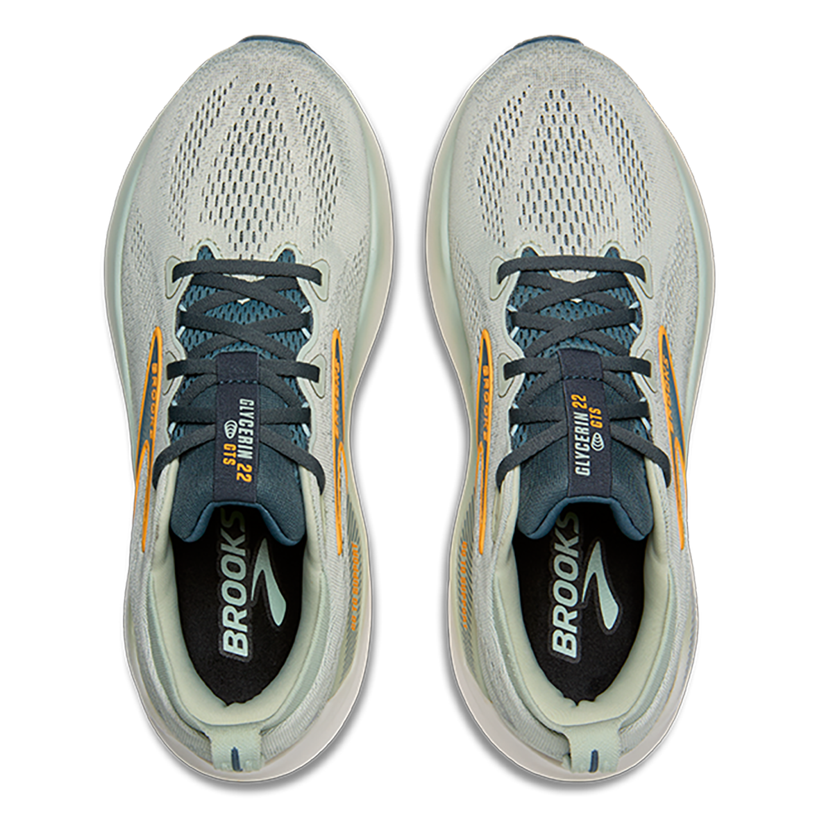 Brooks Glycerin GTS 22 — Black - Black - Ebony — Size D — Width 8 — Alternate View 43