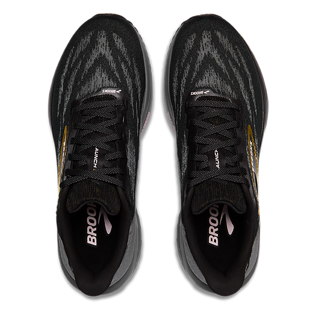 Brooks Launch 11 — Black - Grey - Gold — Size D — Width 8.5 — Alternate View 7