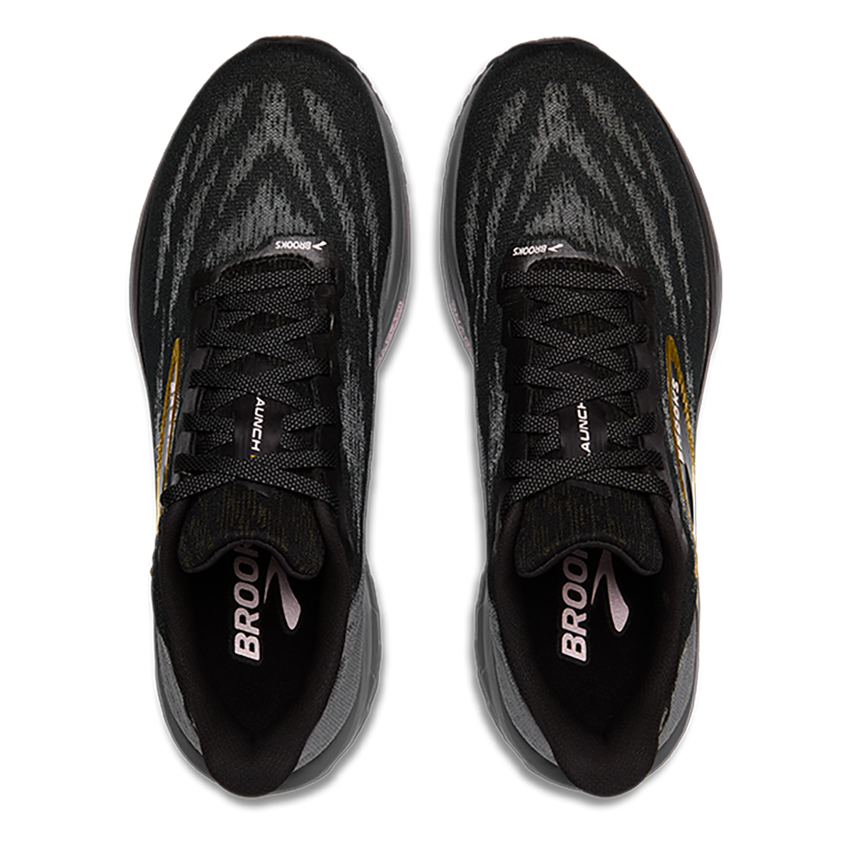 Brooks Launch 11 — Black - Grey - Gold — Size D — Width 8.5 — Alternate View 7