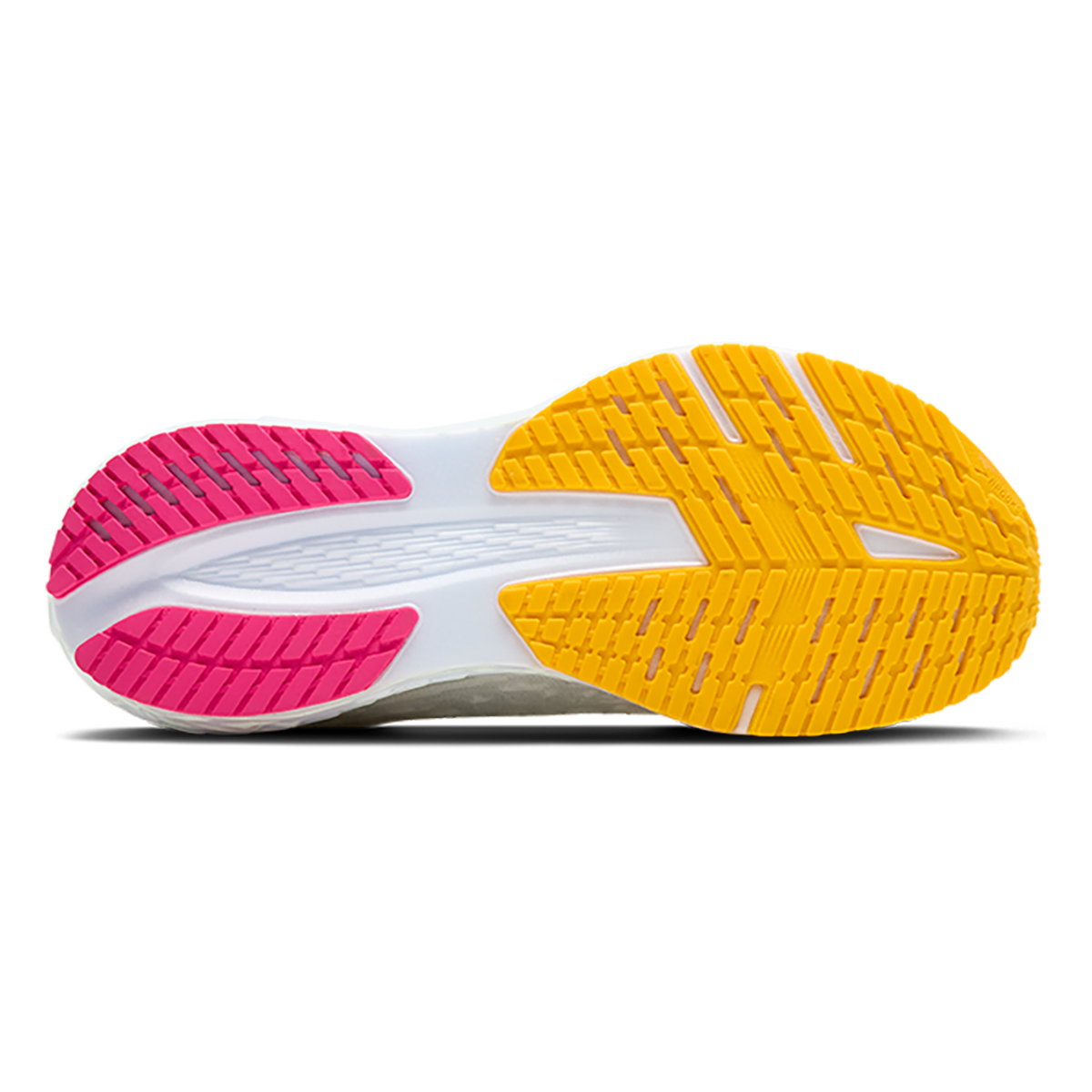 Brooks Launch 11 — Black - Grey - Gold — Size D — Width 8.5 — Top View