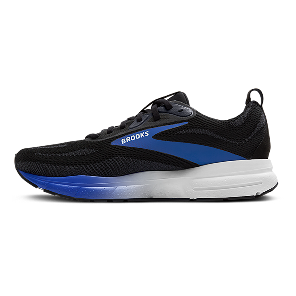 Brooks Trace 4 — Black - Cobalt - Limpet — Size D — Width 9 — Lifestyle View