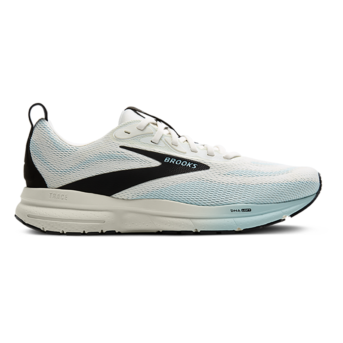 Brooks Trace 4 — Black - Cobalt - Limpet — Size D — Width 9 — Front View