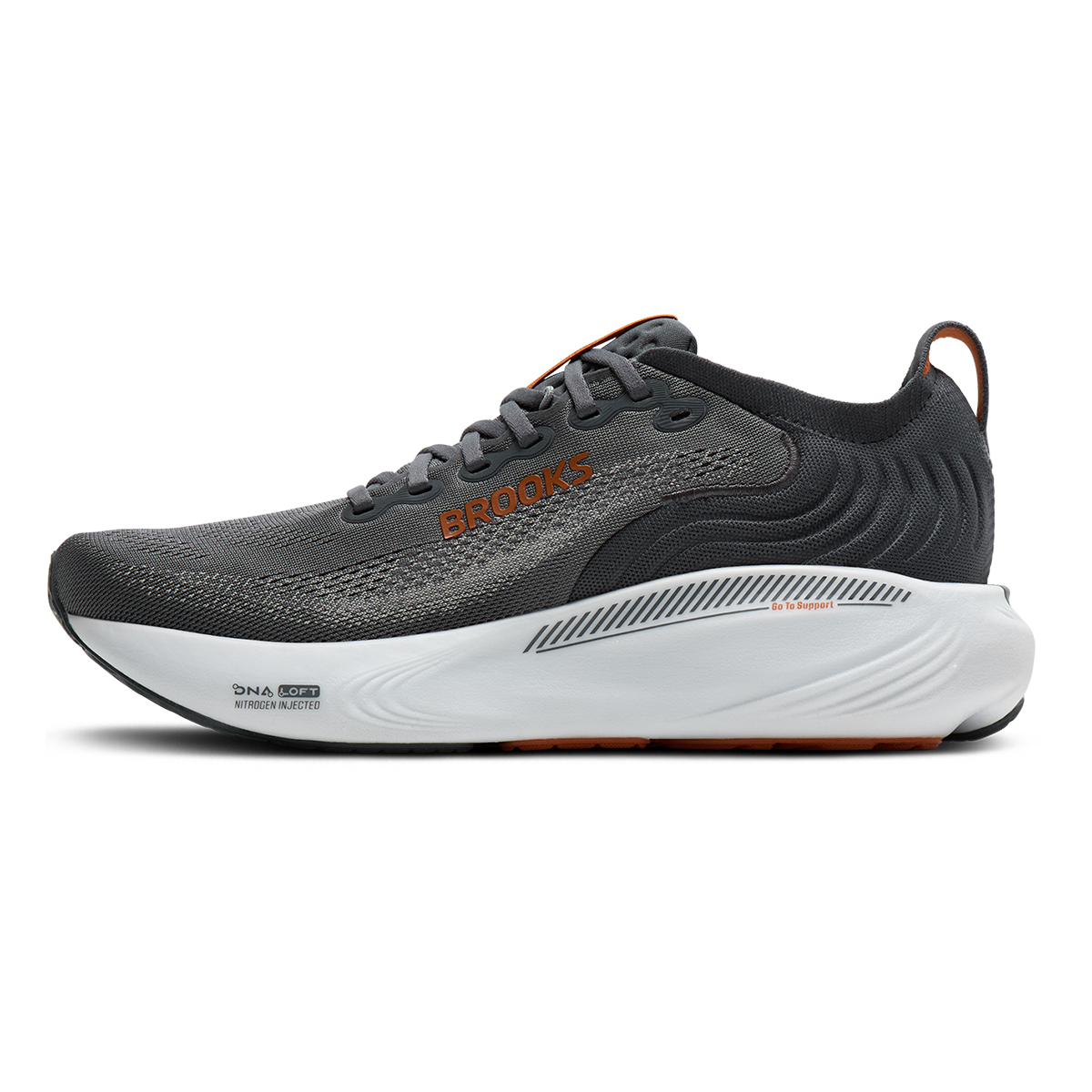 Brooks Adrenaline GTS 25 — Black - Black - Ebony — Size D — Width 8 — Alternate View 51