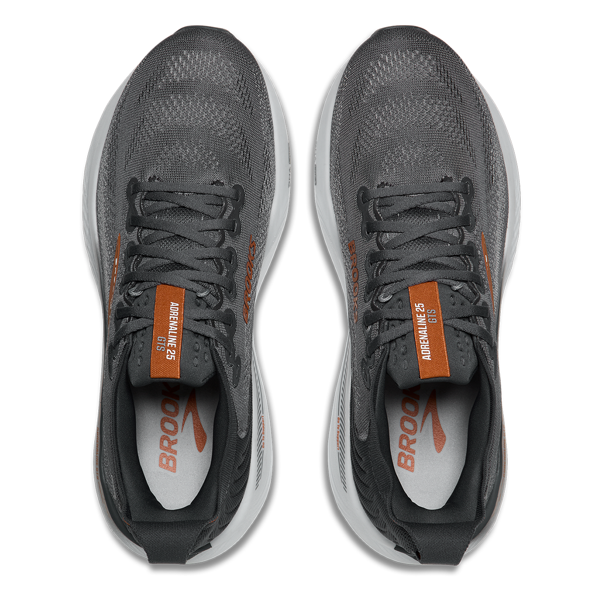 Brooks Adrenaline GTS 25 — Black - Black - Ebony — Size D — Width 8 — Alternate View 52