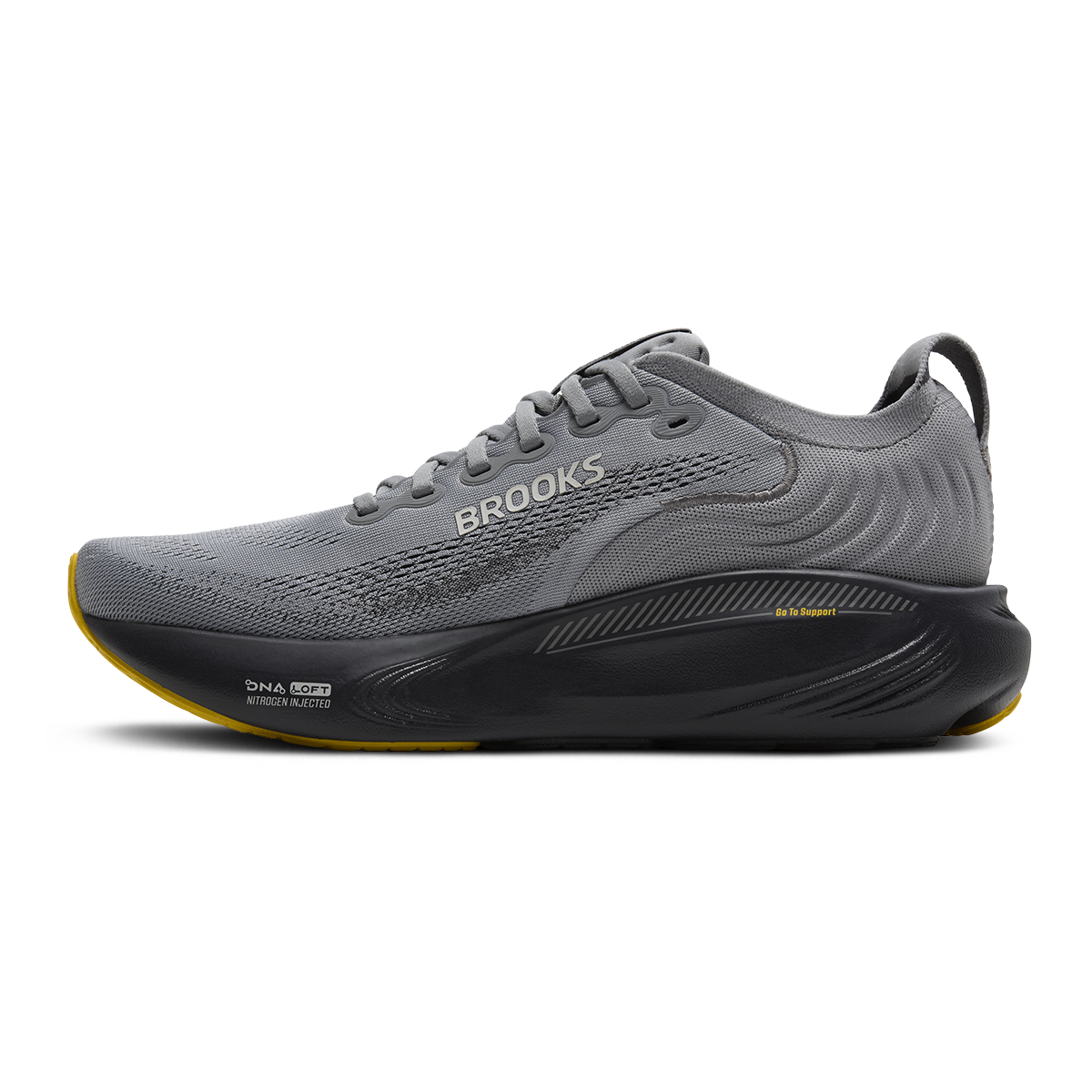 Brooks Adrenaline GTS 25 — Black - Black - Ebony — Size D — Width 8 — Alternate View 19