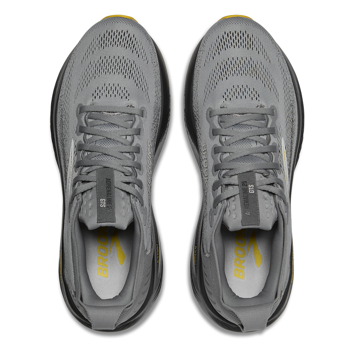 Brooks Adrenaline GTS 25 — Black - Black - Ebony — Size D — Width 8 — Alternate View 20