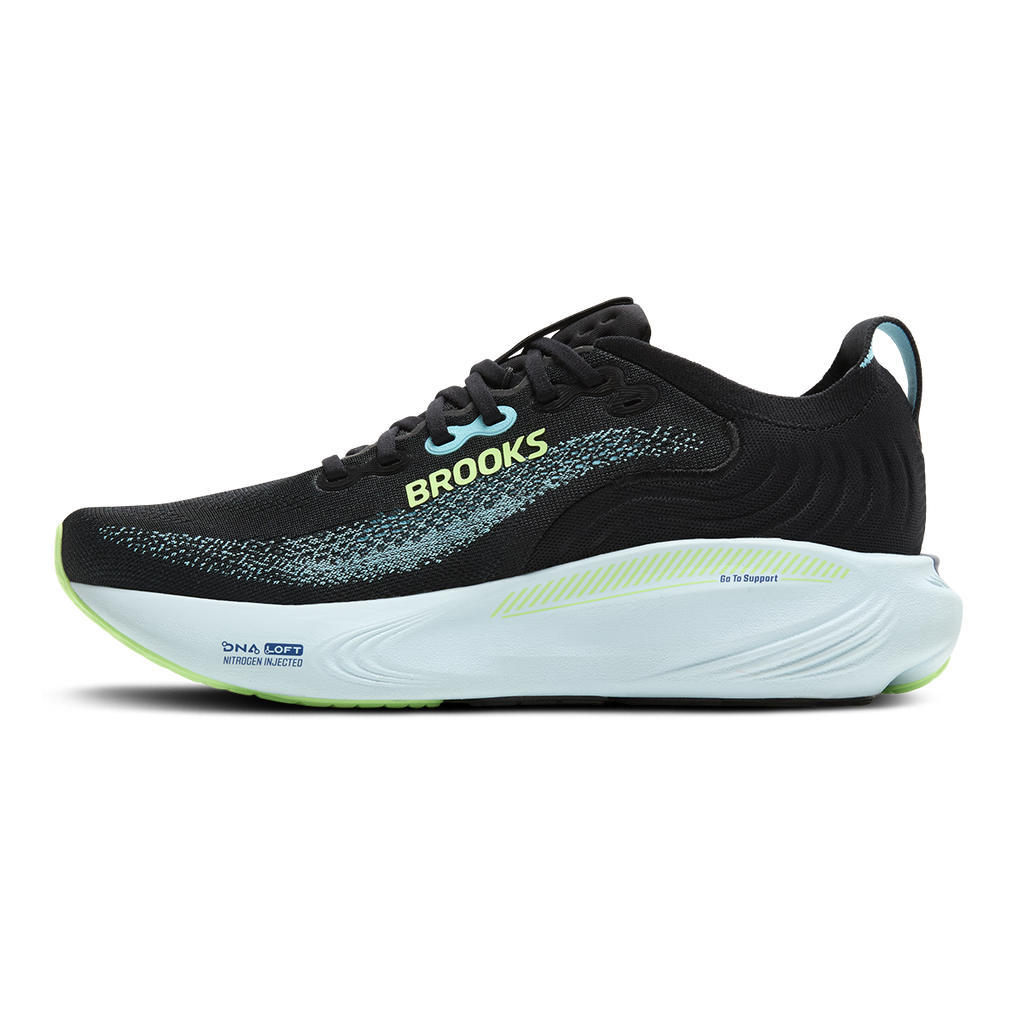 Brooks Adrenaline GTS 25 — Black - Black - Ebony — Size D — Width 8 — Alternate View 23