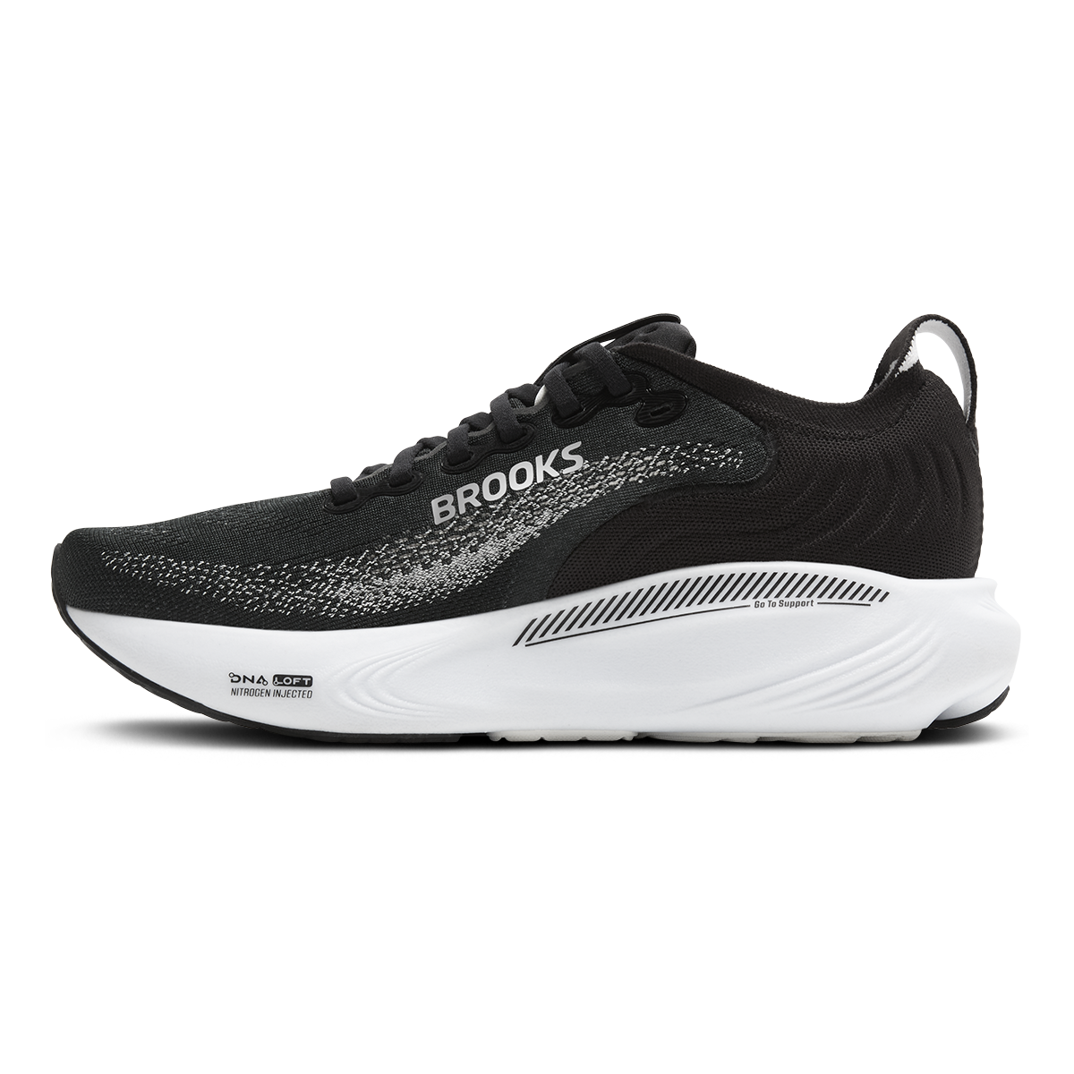Brooks Adrenaline GTS 25 — Black - Black - Ebony — Size D — Width 8 — Alternate View 14