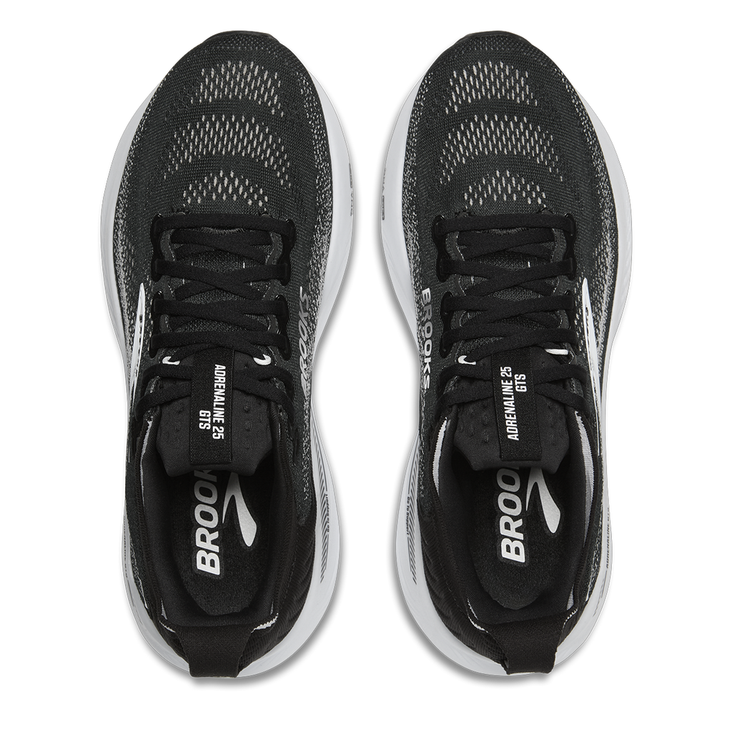 Brooks Adrenaline GTS 25 — Black - Black - Ebony — Size D — Width 8 — Alternate View 15