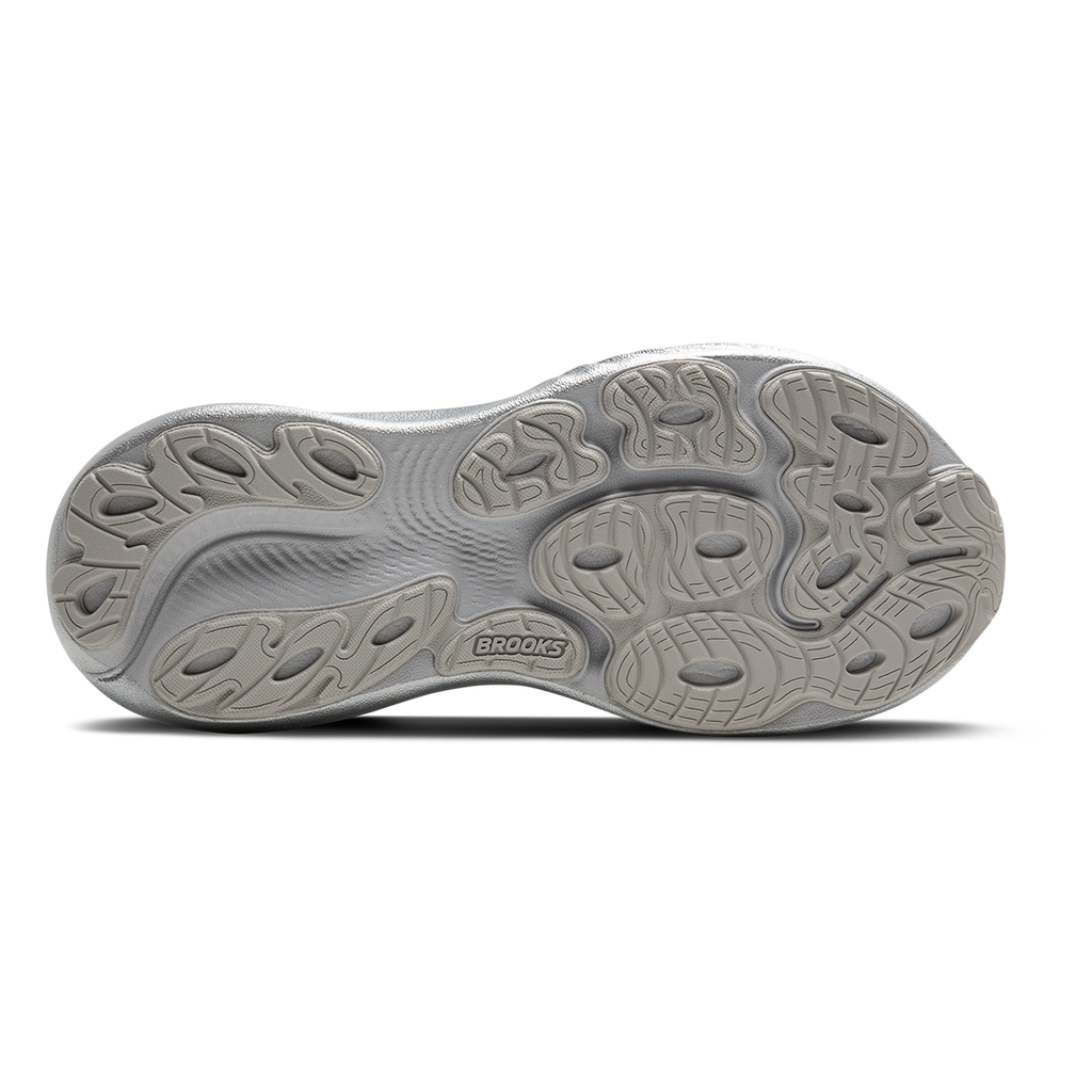 Brooks Adrenaline GTS 25 Anniversary — Silver - Lunar Rock — Size D — Width 7 — Top View
