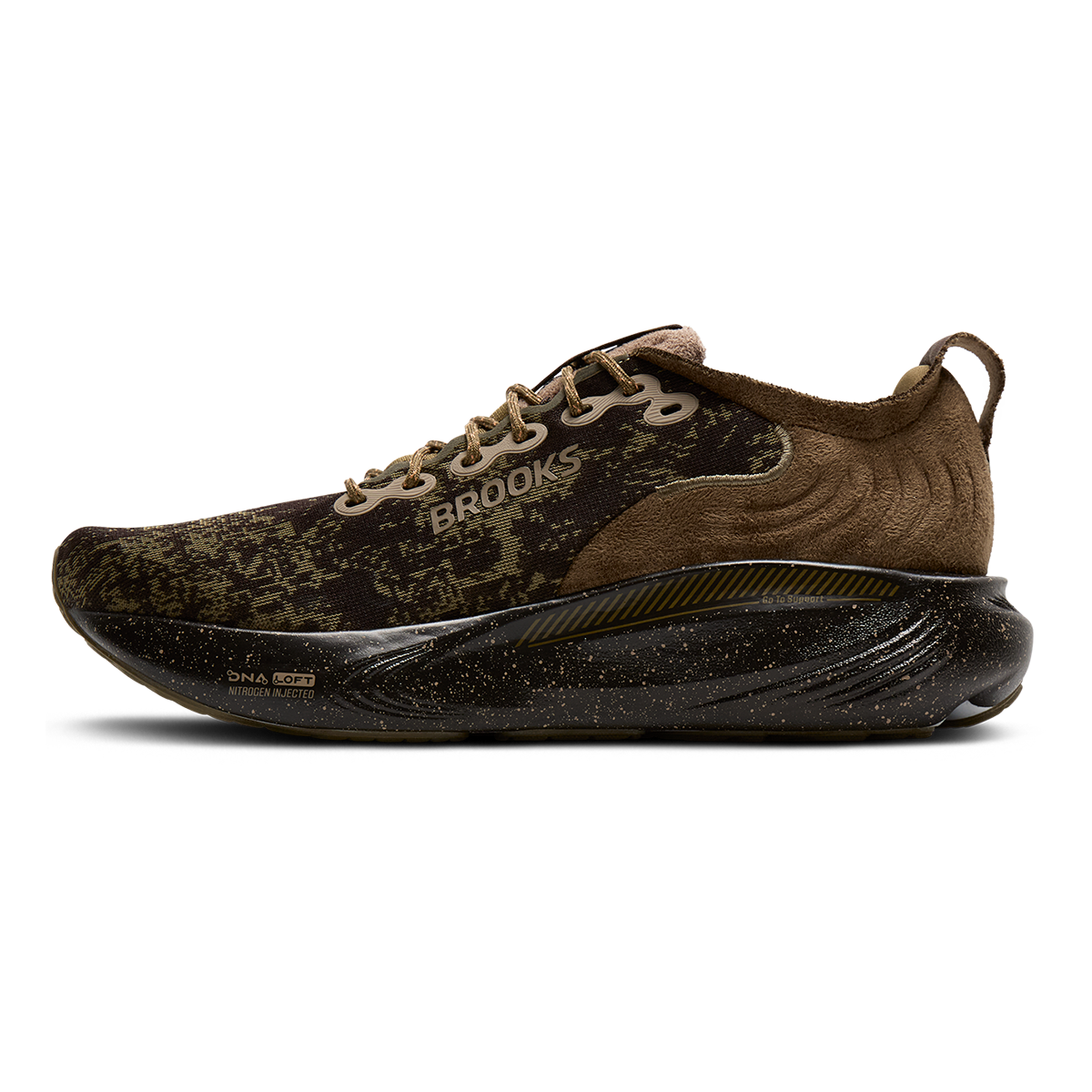 Brooks Adrenaline GTS 25 — Black - Black - Ebony — Size D — Width 8 — Alternate View 43