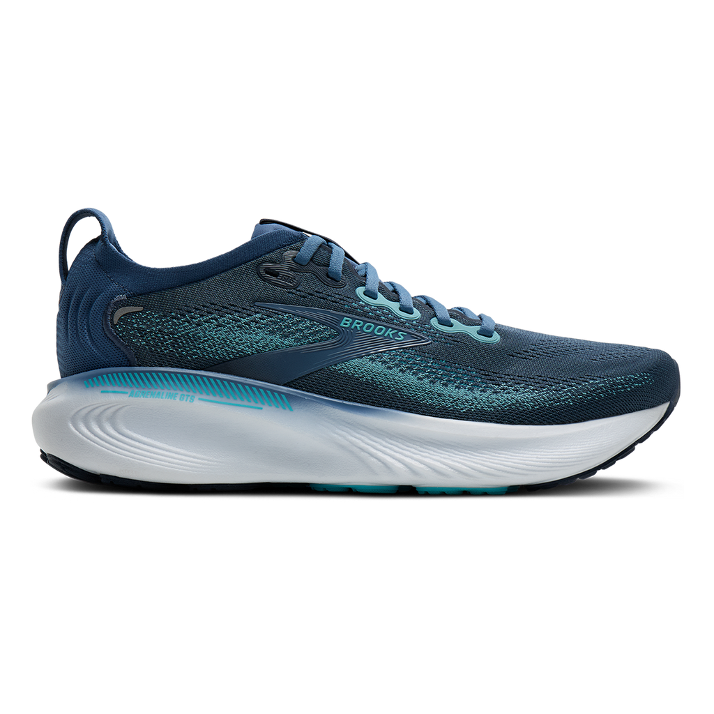 Brooks Adrenaline GTS 25 — Black - Black - Ebony — Size D — Width 8 — Alternate View 34