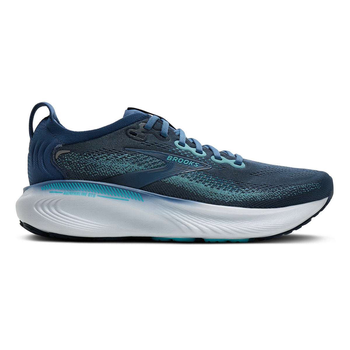 Brooks Adrenaline GTS 25 — Black - Black - Ebony — Size D — Width 8 — Alternate View 34