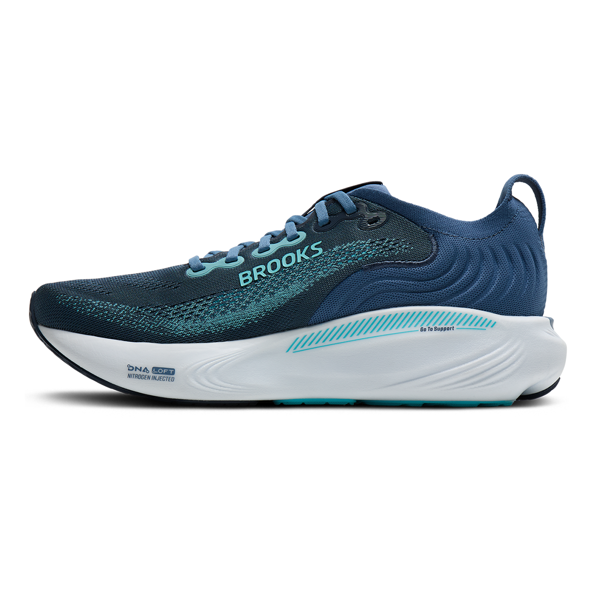 Brooks Adrenaline GTS 25 — Black - Black - Ebony — Size D — Width 8 — Alternate View 35