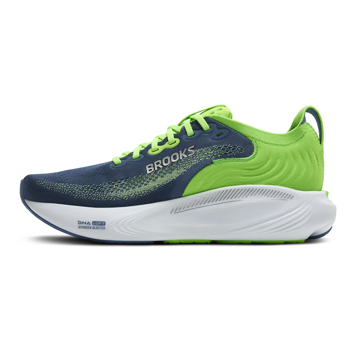 Brooks Adrenaline GTS 25 — Black - Black - Ebony — Size D — Width 8 — Lifestyle View