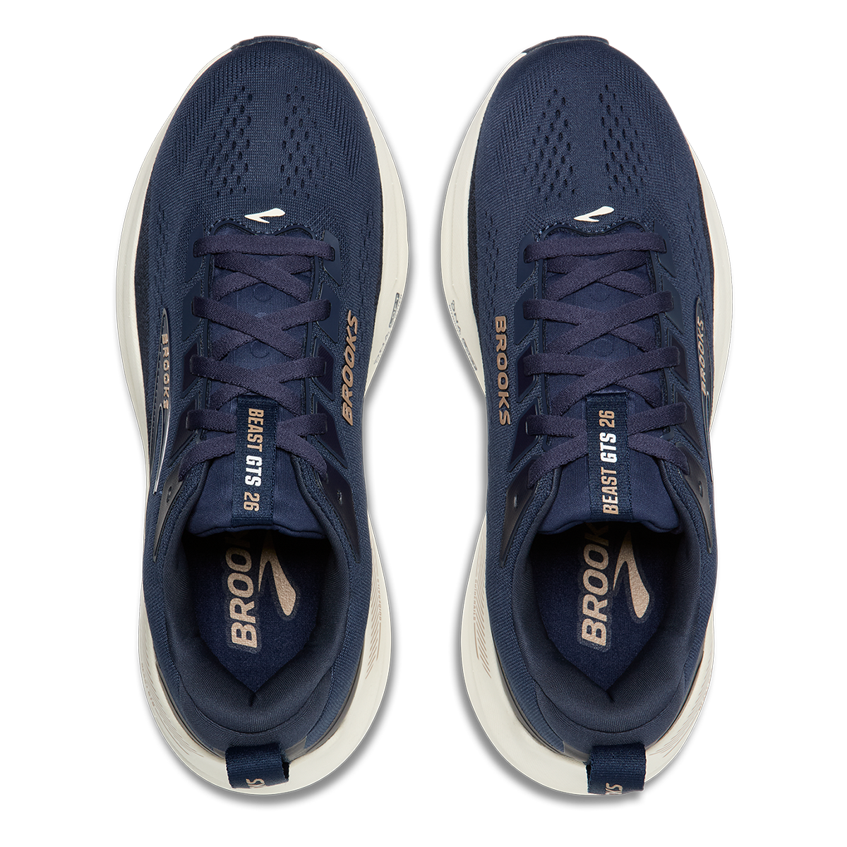 Brooks Beast GTS 26 — Black - Black - Grey — Size D — Width 8 — Back View