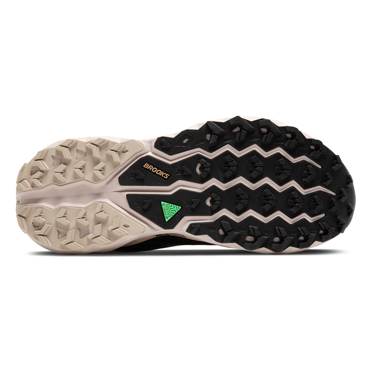 Brooks Cascadia 19 GTX — Black - Ebony - Chateau Gray — Size D — Width 9 — Top View