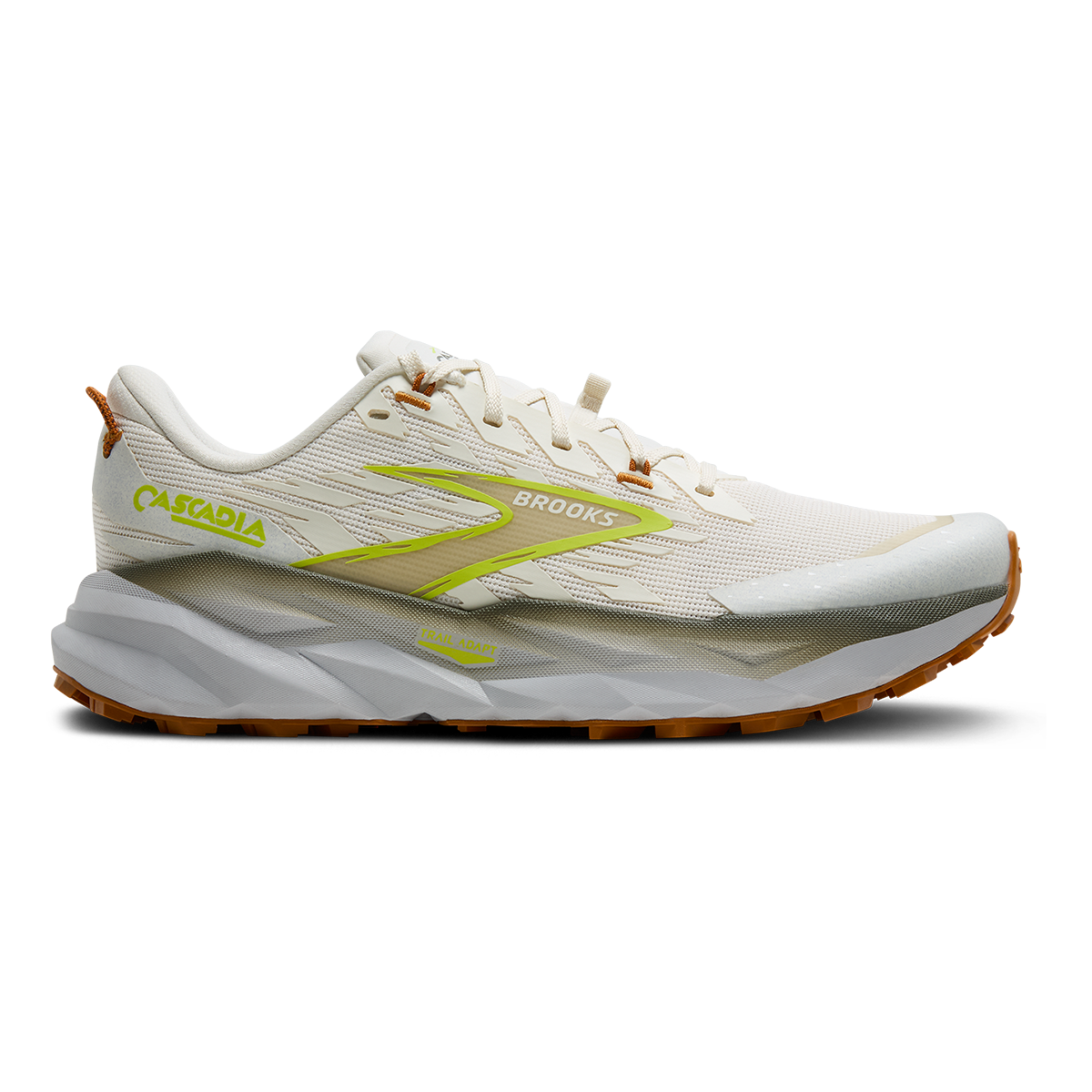 Brooks Cascadia 19 — Black - Black - Ebony — Size D — Width 10 — Front View