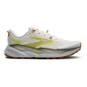 Brooks Cascadia 19 — Black - Black - Ebony — Size D — Width 10 — Front View