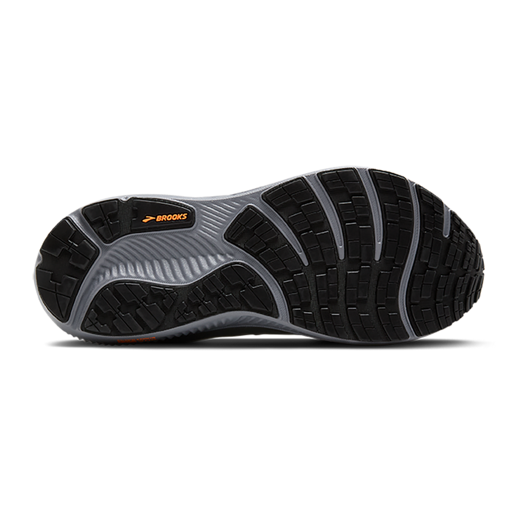 Brooks Ghost 17 GTX — Black - Black - Ebony — Size D — Width 9 — Top View